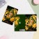 Postcard "On this beautiful day the anniversary!" Congrev, embossing, yellow flowers, 12.5x19, 1022144