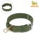 Four-layer collar with a swivel, 65 x 4 cm, Osh 54-60 cm, polyester, green