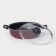 Form "Expert", 3.5 l, d = 26 cm, glass cover, plastic handles, anti -stick coating, burgundy color