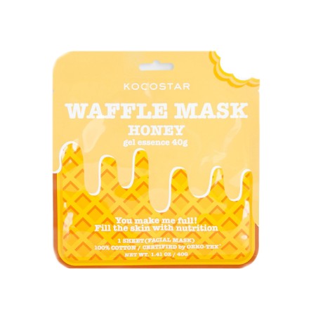 Kocostar's wafer face mask “Honey pleasure”, nutritious