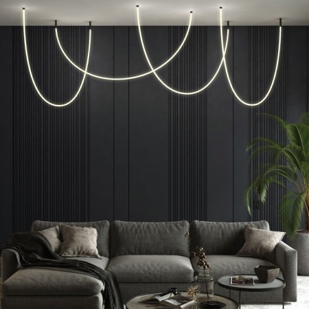 Flexible neon Elektrostandard, IP20, SMD2835, 336 LED/m, 12V, 3000K, one -way, glow warm white, without fastening-3