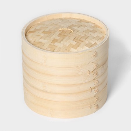 The double of the eastern cuisine, 3 floors, d = 24 cm, bamboo-1