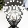 Night Cup LED from AAA batteries Black 10x10x26.5 cm Risalux