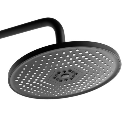 The shower system Zein Z3894, pouring in the case, upper watering can D = 23 cm, manual 11.5 cm, black-7
