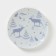 Porcelain plate "Winter Forest", d = 20 cm, white color