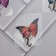 Velcro hook "Butterflies", 4 pcs, color and pattern mix