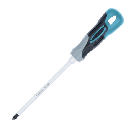 Screwdriver GROSS, PH2 x 150 mm, S2, three -component handle