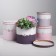 Set of boxes 4 in 1, gift packaging, “marble”, 14 x 14 x 13 - 20 x 20 x 17.5 cm