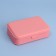 Organizer with a lid, 14 × 9.5 × 3.7 cm, pink color