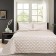 A set with a "Paola" bedspread, size 240x260 cm, 50x70 cm - 2 pcs, cream color