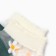 Women's socks shortened "daisies", white color, size 36-40