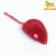 A toy for cats "Small Mouse", natural rabbit fur, 5 cm, mix of flowers