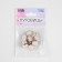 A set of plastic buttons on the leg, d = 15 mm, 10 pcs, white color