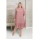 Female dress, size 66, pink color