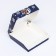 Folding box with a blizzard window, 15 x 15 x 4 cm
