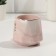 Ceramic mug Stay Beautiful Pink marble, 350 ml, pink color