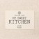 Ethel track Ethel, Milk color, 40x136/+-6 cm, 70% HL, 30% flax, 190 g/m2