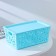 The container is plastic for storage with the lid of the “bird”, 29 × 17.5 × 12 cm, color mix
