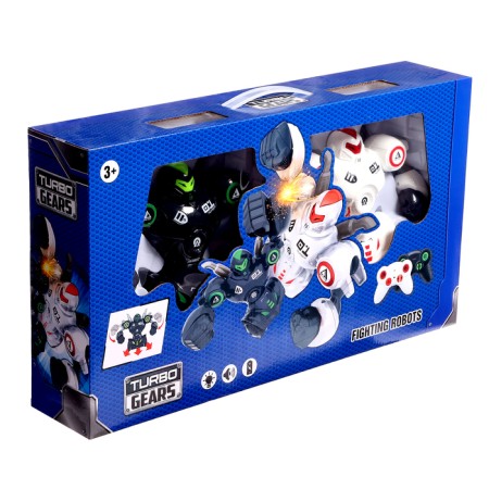A set of robots on the Battle of Bots, light and sound effects-15