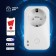 Smart outlet Elektrostandard, 96x56x70 mm, white color