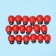 Floristic “ladybugs” decor, 40 pcs., 11 x 8 mm