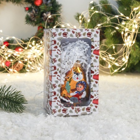 Christmas tree toy "Masha and the bear" 10 cm-2