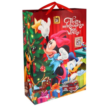 New Year. Gift package, 50x70x19 cm, packaging, Mickey Mouse-1