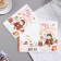 Postcard "New Year rushes to us!" glitter, snowman, 12.5x19.5 cm