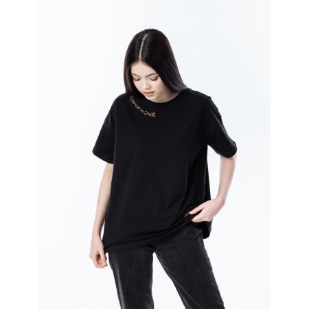 T-shirt unisex, size 52-54, black color-3
