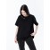 T-shirt unisex, size 52-54, black color