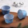 Paper form "muffin", snowflakes, 5 x 4 cm, set 50 pcs.