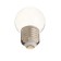 LED lamp, G45, E27, 1.5 W, for BelT-LITA, Transparent, White, set 10 pcs