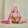 Toward Tensor Corner I, 75x75 cm, milk/pink color, 100% cotton, 360 g/m2
