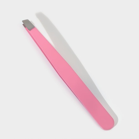 Pinzet begged, wide, 9.5 cm, pink color-5