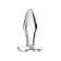Anal sleeve Sexus Glass, glass, transparent, 10.5 cm, d = 3.5 cm