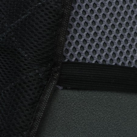 Nabbage on the front seat, velor, black, fasteners, elastic bands-4