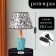 Hand lamp with a lampshade Risalux "Ajen", E27, 40 W, circles, 30 × 30 × 32.5 cm