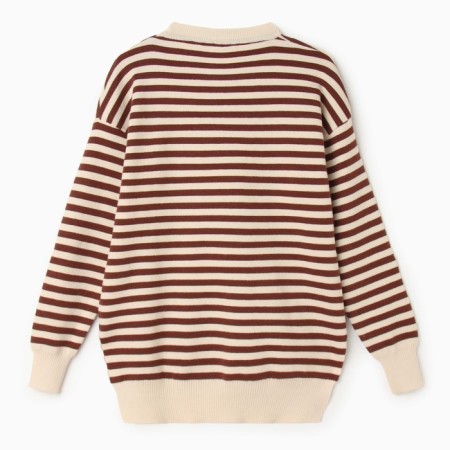 Jumper female, brown/milk color, size 46-50-4