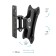 Kromax Corbel-1 bracket, for TV, fixed, 10-34 ", 68 mm from the wall, black