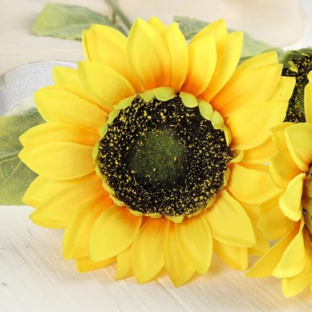 Artificial flowers "Sunflower bush" 87 cm d-16 cm-1