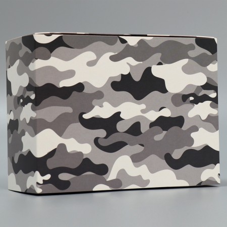 Gift folding box, packaging, "khaki", 20 x 15 x 8 cm-2