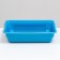 Deep toilet with a mesh of 36 x 25 x 9 cm, blue