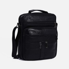 Male bag, black color