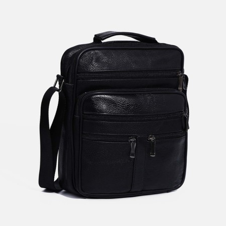 Male bag, black color