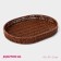 Basket for fruits and bread of the deed "Ohio, 40 × 30 × 4.5 cm, oval