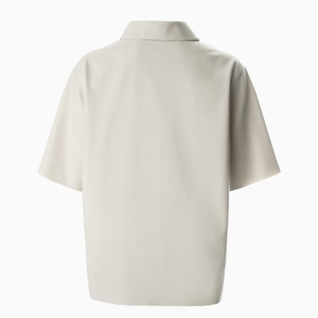Female shirt, milk color, size 48-4