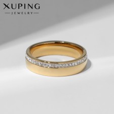 Кольцо XUPING стимул, цвет белый в золоте, размер 17