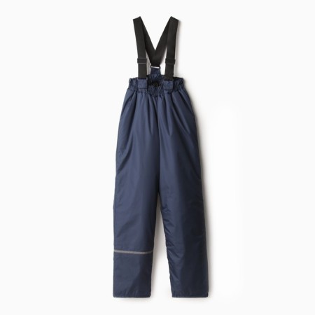 Baby trousers insulated, dark blue color, height 152 cm