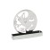 Spiral stand from mosquitoes and incense, metal, "dog"