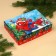 The box is folding, "Happy New Year", 21 x 15 x 5 cm, spider-man